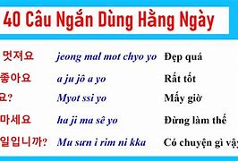 Học Tiếng Hàn Giao Tiếp Cơ Bản Bài 1