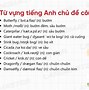 Từ Vựng Hay Dùng Trong Tiếng Anh